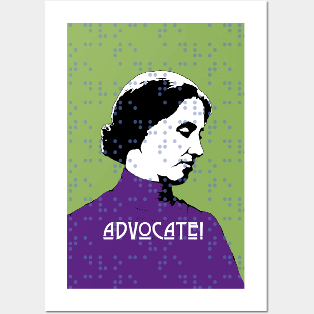 Helen Keller Wall Art by candhdesigns